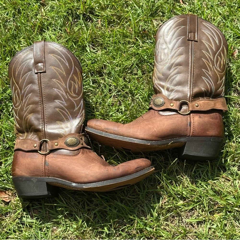 Laredo Brown Western Cowboy Boots